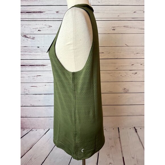 Zyia Active Chill Tank RC Sleeveless Top Medium NWT Breathable Workout Green - Picture 6 of 7